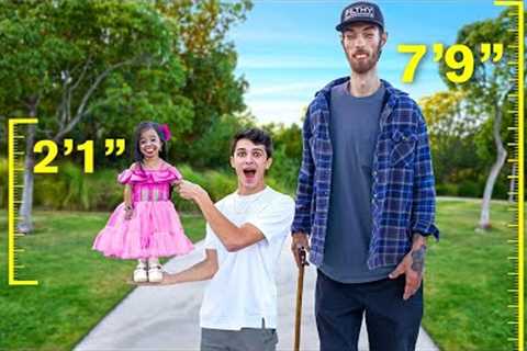 The World''s Shortest Woman VS Tallest Man!