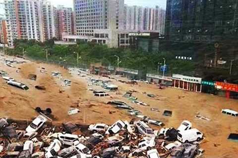 Nature brings China to its knees! Monstrous flood scenes shock the world!