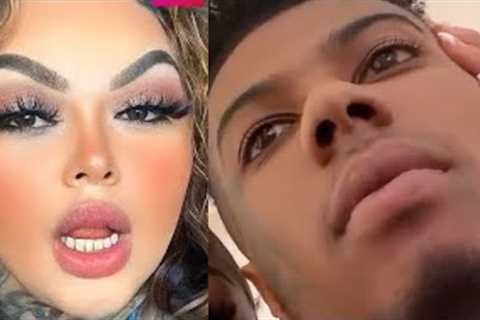 Blueface F!GHTS Jaidyn, after she H!ts him for Cheating on her w/ his first LOVER, VIDEO PROOF, PIC