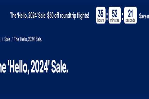 $50 off round-trip JetBlue flights in January and February