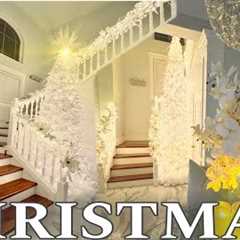 DECORATE FOR CHRISTMAS WITH ME | A WINTER WONDERLAND HOME #christmas2023