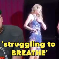 Taylor Swift''s video that has Travis Kelce worried ''struggling to BREATHE'' at sweltering Rio show