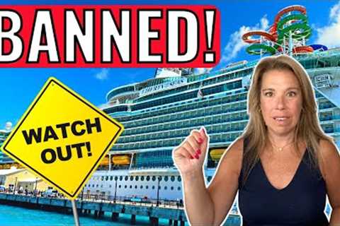 10 NEW Things that Are BANNED on Cruise Ships (2023)