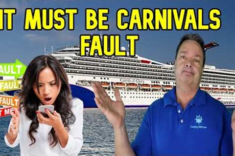 PASSENGER BLAMES CARNIVAL FOR COSTLY MISTAKE - CRUISE NEWS