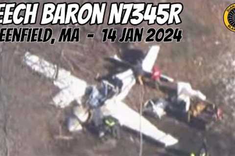 N7345R Beech Baron Training Crash