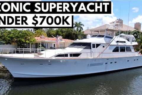 1984 PALMER JOHNSON 84'' CLASSIC SUPERYACHT TOUR / Perfect Loop Liveaboard Yacht?