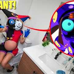 I CAUGHT ABSTRACTED POMNI PREGNANT IN REAL LIFE! (DIGITAL CIRCUS BABY VERSION)