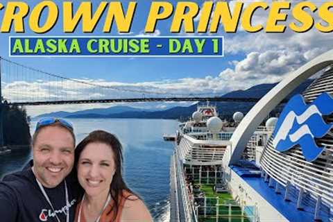 Crown Princess Alaska Cruise: Sail Away from Vancouver & First Day Adventures (Day 1 VLOG)