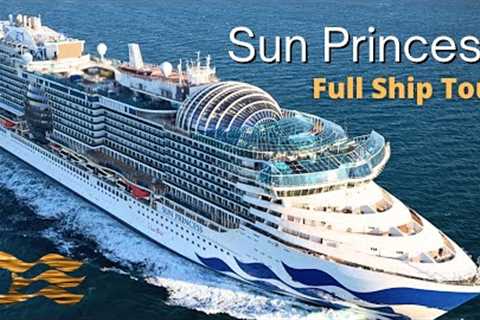 Sun Princess Full Tour & Review 2024 (Princess Cruises Largest Cruise Ship)