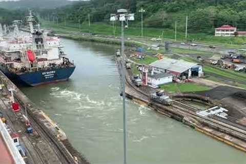 Panama Canal Full Transit Historic Locks Aboard the Island Princess #princesscruises #cruise #panama