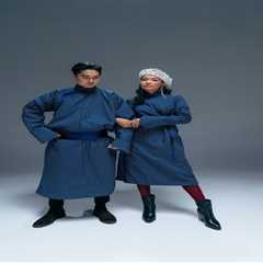 Women's Coat Blue - Amazing Mongolia