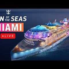 🔴 Live Port Miami Cruise Ship Departures | ICON of the Seas