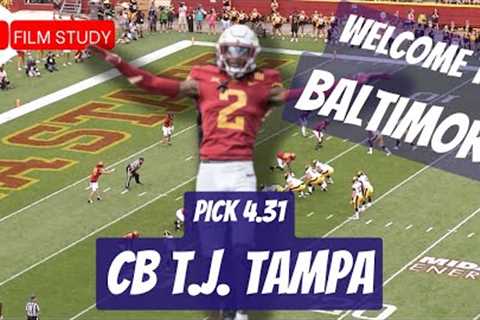 What does T.J. TAMPA bring to the BALTIMORE RAVENS? (2024 NFL Draft Film Breakdown)