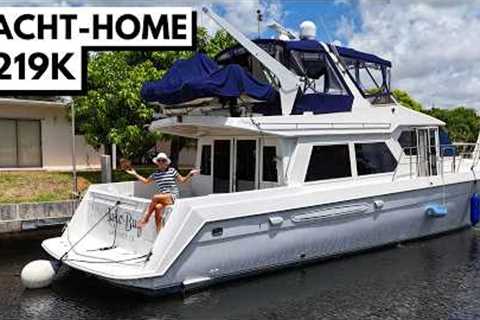 $219,000 Yacht Tour / You Can Liveaboard This!