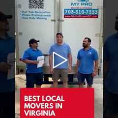 Best Local Movers in Virginia |  (703) 310-7333 | My Pro DC Movers & Storage