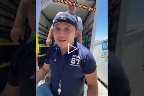 How 87 Movers Las Vegas Moves Couches! | Moving Brandon From Vegas | (702) 996-1787