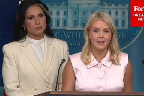 BREAKING NEWS: Karoline Leavitt & Tulsi Gabbard Hold White House Press Briefing After Obama..