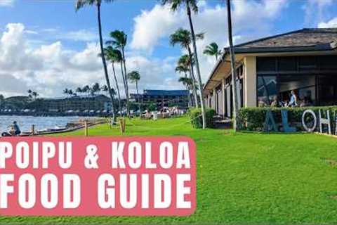 Best Places to Eat on Kauai’s South Shore (Poipu & Koloa)